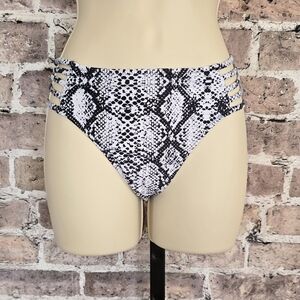 Snakeskin Print XL Bikini Bottom